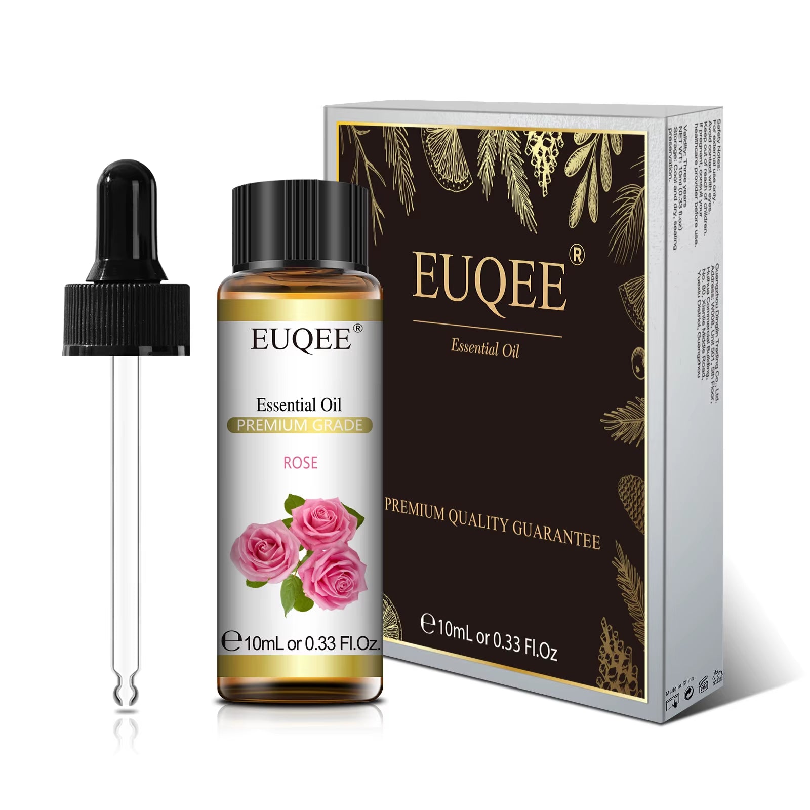10Ml Pure Natural Essential Oil Lavender Jasmine Eucalyptus Vanilla Sandalwood Sweet Orange Lemon Oregano Rose Fragrance