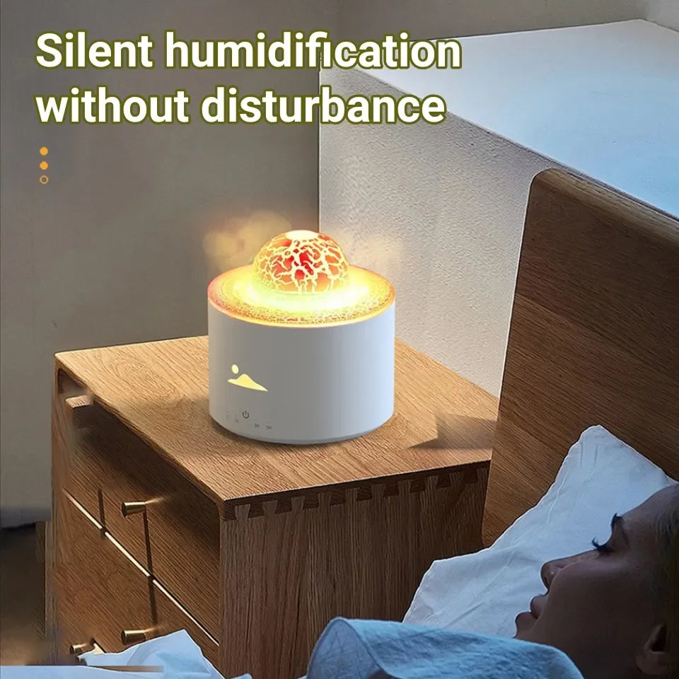 230ML Flame Planet Air Humidifier Electric Ultrasonic Cool Water Aroma Diffuser Home Room Aromatherapy Essential Oil Diffuser