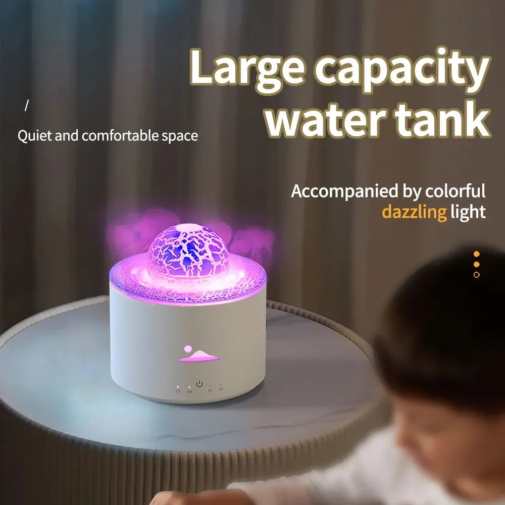 230ML Flame Planet Air Humidifier Electric Ultrasonic Cool Water Aroma Diffuser Home Room Aromatherapy Essential Oil Diffuser
