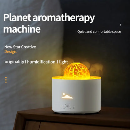 230ML Flame Planet Air Humidifier Electric Ultrasonic Cool Water Aroma Diffuser Home Room Aromatherapy Essential Oil Diffuser