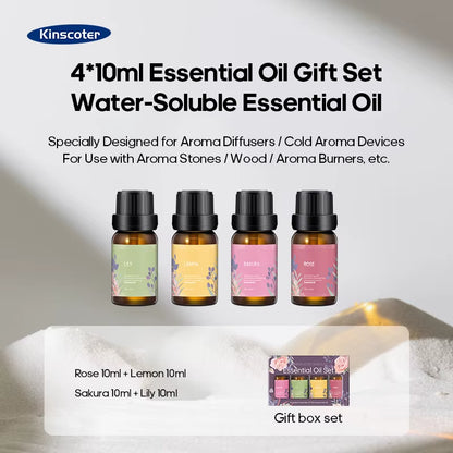 Volcanic Aromatherapy Humidifier 130Ml USB Portable Essential Oils Diffuser with Color Flame Night Light for Home Bedroom Office